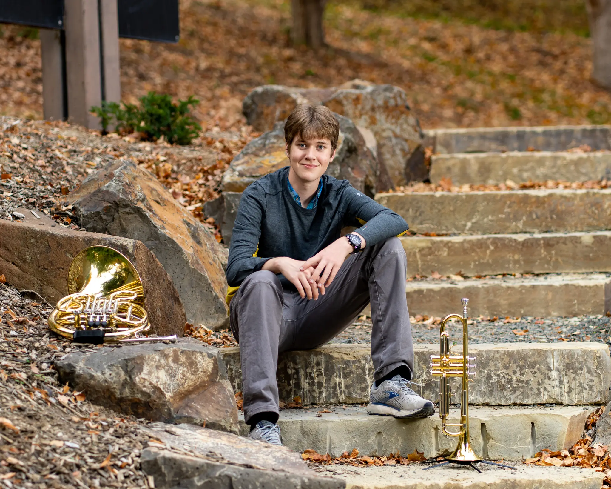 Senior portrait session at Moscow High School — photo 1