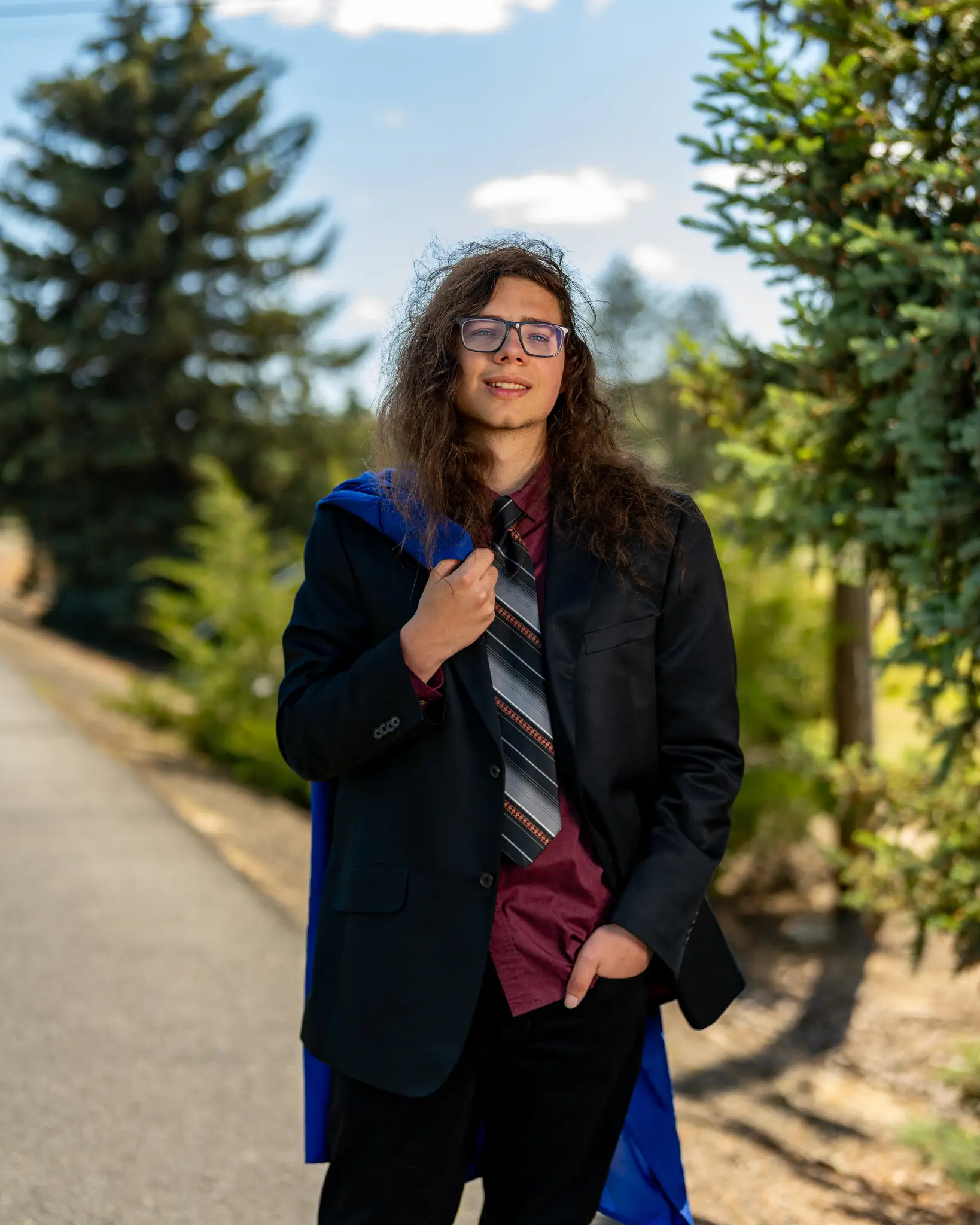 Senior portrait session at Colfax High School — photo 2