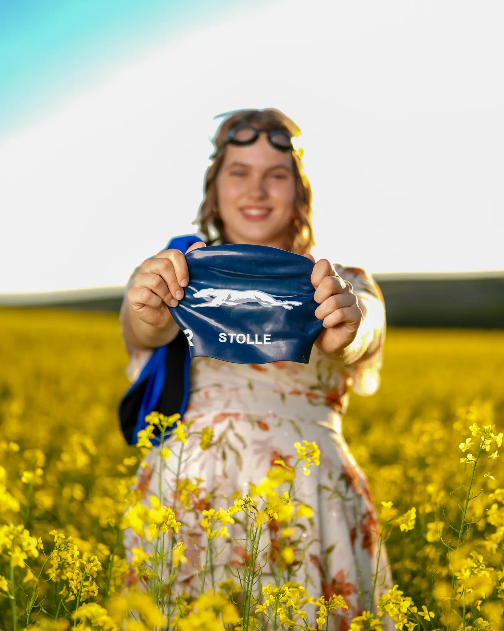 Graduating student athlete action shot in Pullman, WA — photo 3